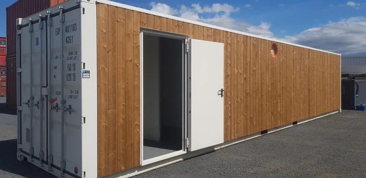 CONTENEDORES BAR 40 PIES EN MADERA