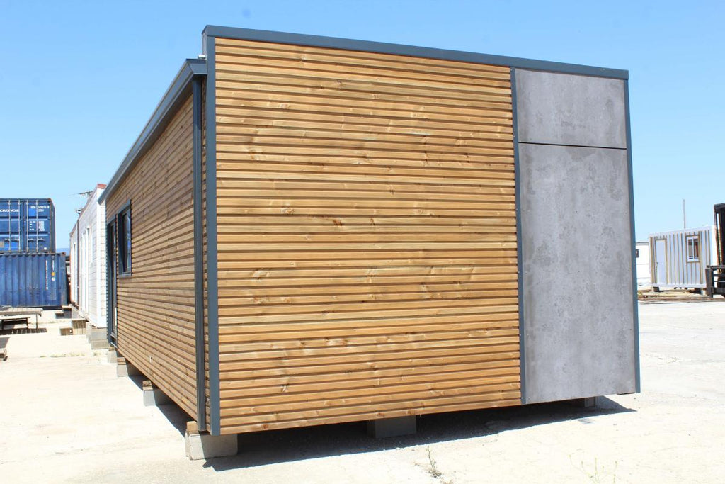 Módulo KVIP diáfano forrado madera y viroc ( Ref: 26011 )