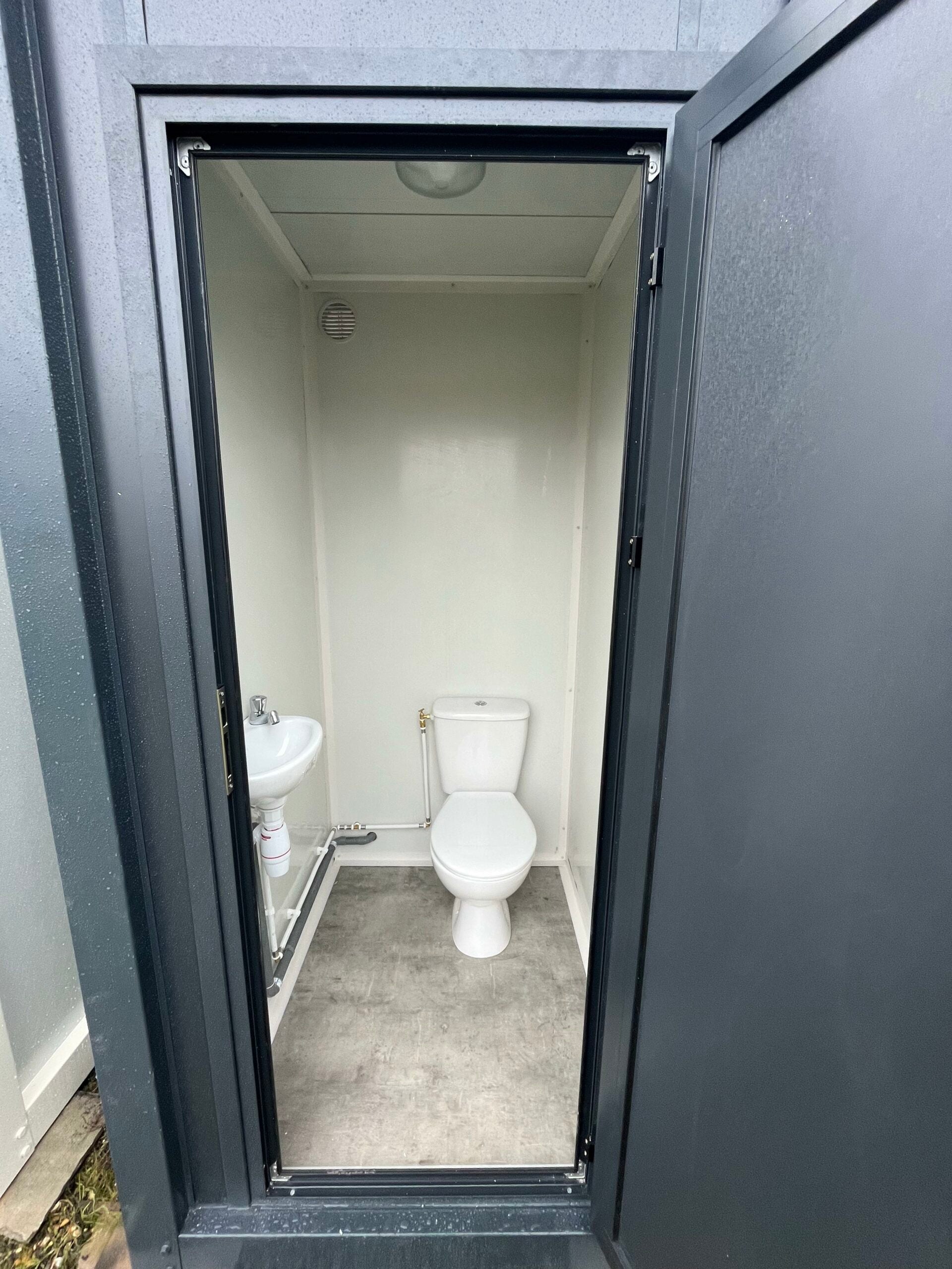 Módulo Sanitario WC Simple – Color Gris